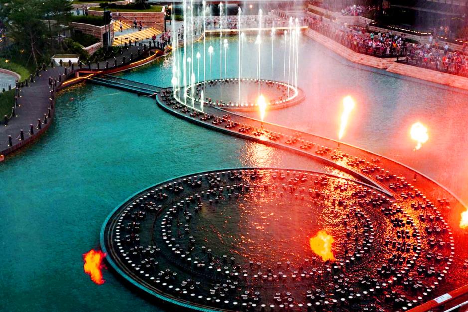 水火交融噴泉